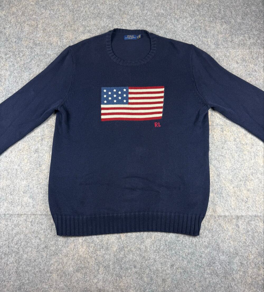 Polo Ralph Lauren American Flag Knitted Sweater